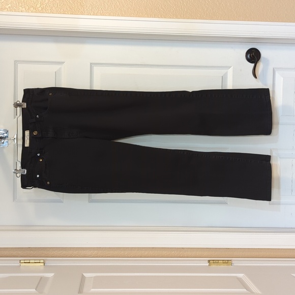 Levi's 505 Straight Leg Jeans - Ladies Size 10M - Black - Picture 3 of 7